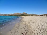 The village of Colonia de Sant Pere in Mallorca - Arenal beach is its Canova (author Olaf Tausch). Click to enlarge the image.