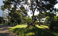 A aldeia de Costa dels Pins em Maiorca - Os jardins do hotel Punta Rotja. Clicar para ampliar a imagem.
