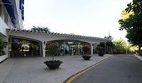 The village of Costa dels Pins in Mallorca - The entrance to the hotel Punta Rotja. Click to enlarge the image.