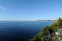 El pueblo de Costa dels Pins, en Mallorca - Vista de la Bahia de Son Servera desde el Cap des Pinar. Haga clic para ampliar la imagen.