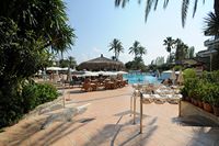 La localidad de Platja de Muro Mallorca - piscina Hotel Rei del Mediterrani. Haga clic para ampliar la imagen.