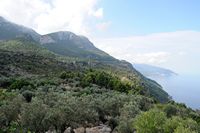 Le domaine de Son Marroig à Majorque. Côte vue depuis Son Marroig. Cliquer pour agrandir l'image.