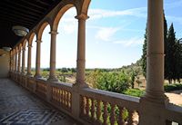 Raixa la finca en Mallorca - La logia de la mansión. Haga clic para ampliar la imagen.