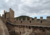 O castelo de Capdepera em Maiorca - A Torre sua beberá. Clicar para ampliar a imagem.