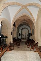 O castelo de Capdepera em Maiorca - A capela de Nossa Senhora. Clicar para ampliar a imagem.