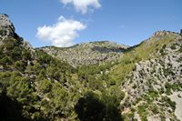 The city of Escorca Mallorca - Escorca Lluc Route and Inca. Click to enlarge the image.