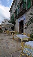 De stad Estellenc in Majorca - Restaurant Montimar. Klikken om het beeld te vergroten.