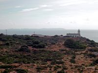 The town of Llucmajor in Mallorca - The lighthouse of Cap Blanc (author Chixoy). Click to enlarge the image.
