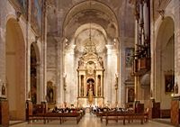 Die Stadt Llucmajor auf Mallorca - Die St. Michael (Autor Andres Nieto Porras) Kirche. Klicken, um das Bild zu vergrößern.
