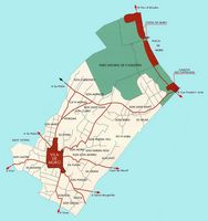 La localidad de Muro en Mallorca - Plano del municipio de Muro. Haga clic para ampliar la imagen.