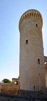 Castillo de Bellver en Mallorca - Torre del Homenaje. Haga clic para ampliar la imagen.