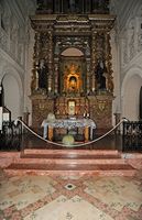 O santuário de Bonany de Petra em Maiorca - Coro da igreja. Clicar para ampliar a imagem.