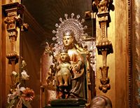 Le sanctuaire de Bonany de Petra à Majorque. La Mare de Déu de Bonany (auteur Frank Vincentz). Cliquer pour agrandir l'image.