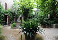 La Finca Els Calderers di Sant Joan a Maiorca - Il patio di Els Calderers. Clicca per ingrandire l'immagine.