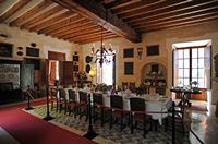 La Finca Els Calderers di Sant Joan a Maiorca - La sala da pranzo dei Padrone. Clicca per ingrandire l'immagine.