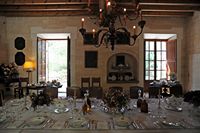The Finca Els Calderers Sant Joan Mallorca - The dining room of the Masters. Click to enlarge the image.