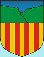 The town of Valldemossa in Mallorca - Crest of the town of Valldemossa (author Joan M. Borras). Click to enlarge the image.