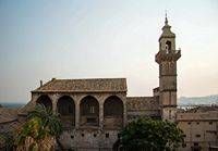 Il sud-est del centro storico di Palma di Maiorca - Il monastero di Santa Clara (autore Marcus Roberts). Clicca per ingrandire l'immagine in Flickr (nuova unghia).
