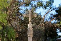 Le village de Randa à Majorque. La croix de Randa (auteur Lisa Marie Sykes). Cliquer pour agrandir l'image dans Flickr (nouvel onglet).