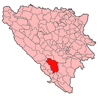 Situation of Mostar. Click to enlarge the image.