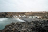 A aldeia de Puertito de Los Molinos em Fuerteventura. A aldeola. Clicar para ampliar a imagem em Adobe Stock (novo guia).