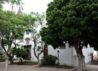 La ville d'Icod de los Vinos à Ténériffe. L'église Saint-Marc. Cliquer pour agrandir l'image dans Adobe Stock (nouvel onglet).
