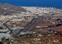 The island of Tenerife in the Canary Islands. Tenerife North Airport. Click to enlarge the image.