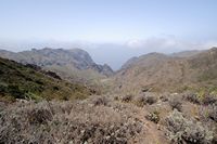 El Parque Rural de Teno en Tenerife. Desde el punto de vista de El Roque, macizo de Teno. Haga clic para ampliar la imagen.
