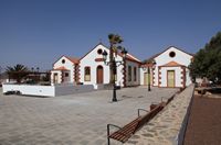 Le village de La Ampuyenta à Fuerteventura. L'hôpital du Docteur Mena (auteur Frank Vincentz). Cliquer pour agrandir l'image.