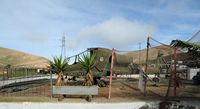 El pueblo de Femés en Lanzarote. Restos del helicóptero en Las Casitas de Femés. Haga clic para ampliar la imagen.