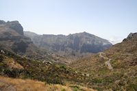 Il villaggio di Masca a Tenerife. Visto dal punto di vista della Cruz Gilda. Clicca per ingrandire l'immagine.