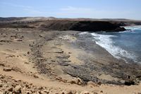 A aldeia de La Pared em Fuerteventura. La Playa de La Pared (autor Frank Vincentz). Clicar para ampliar a imagem.