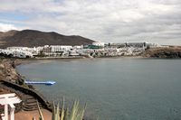 Le village de Playa Blanca à Lanzarote. La plage de Las Coloradas (auteur Frank Vincentz). Cliquer pour agrandir l'image.