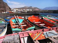 El pueblo de Puerto de Sardina en Gran Canaria. Haga clic para ampliar la imagen.