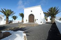 The village of Los Valles in Lanzarote. La Ermita de las Nieves. Click to enlarge the image.