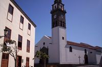 De stad Buenavista del Norte in Tenerife. De kerk van Los Remedios. Klikken om het beeld te vergroten.