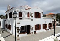 A cidade de Haría em Lanzarote. Villa. Clicar para ampliar a imagem.