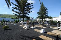 The town of Haría in Lanzarote. The cemetery. Click to enlarge the image.