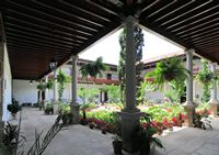 La ciudad de La Orotava en Tenerife. Monasterio de Santo Domingo. Haga clic para ampliar la imagen.