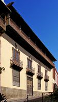 La ciudad de La Orotava en Tenerife. Casa Jimenez. Haga clic para ampliar la imagen.