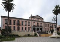 De stad La Orotava in Tenerife. Ayuntamiento. Klikken om het beeld te vergroten.