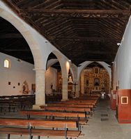 A cidade de Pájara em Fuerteventura. A segunda nave da igreja de Nossa Senhora. Clicar para ampliar a imagem.