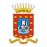 The town of San Sebastián in La Gomera. Crest (author Jerbez). Click to enlarge the image.
