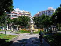 The town of Santa Cruz de Tenerife. Plaza Weyler. Click to enlarge the image.