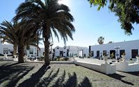 La ciudad de Teguise en Lanzarote. La plaza de la Constitución. Haga clic para ampliar la imagen.