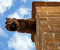 The town of Teror in Gran Canaria. Gargoyle. Click to enlarge the image.
