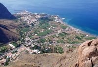 The town of Valle Gran Rey in La Gomera. Click to enlarge the image.