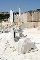 A stone quarry of Brač with Povlja. Click to enlarge the image in Adobe Stock (new tab).