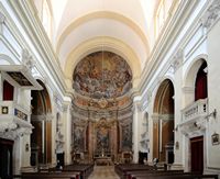 Nave of the church Saint-Ignace. Click to enlarge the image in Adobe Stock (new tab).