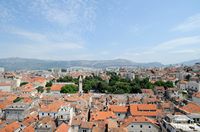 La ville de Split en Croatie. Le palais de Dioclétien. La partie nord du Palais de Dioclétien à Split. Cliquer pour agrandir l'image dans Adobe Stock (nouvel onglet).